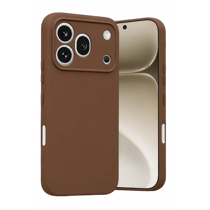 Huawei Honor 600 Pro First Silikon - Kahverengi