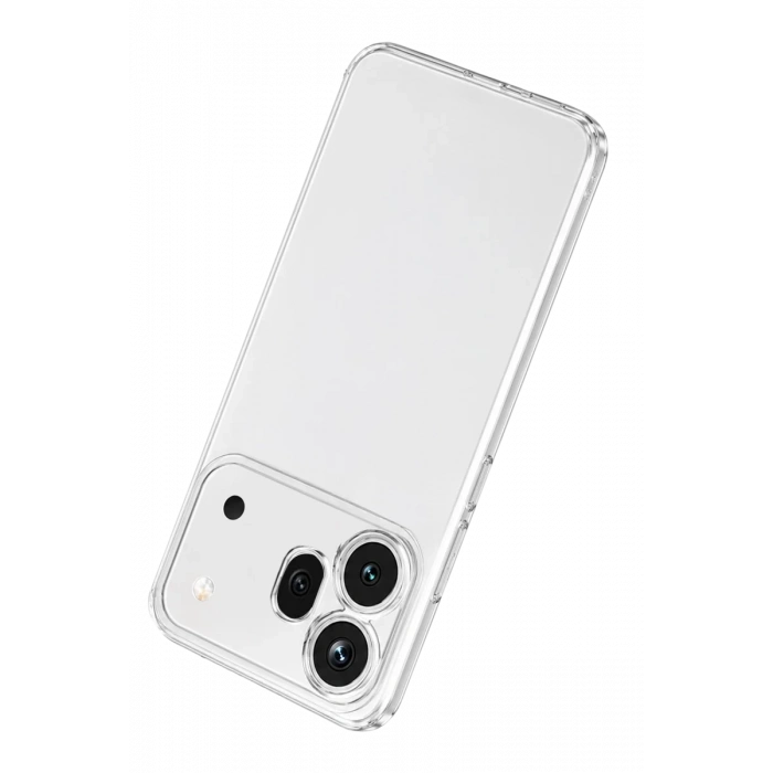 Huawei Honor 600 Pro Lüx Şeffaf Silikon - Şeffaf