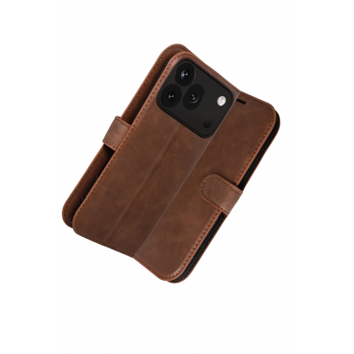 Huawei Honor 600 Pro Trend S Plus Kapaklı Kılıf - Taba