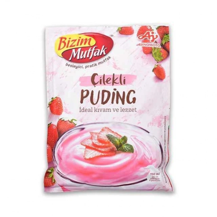 6353-16 Çilekli Puding 120gr 1 Adet
