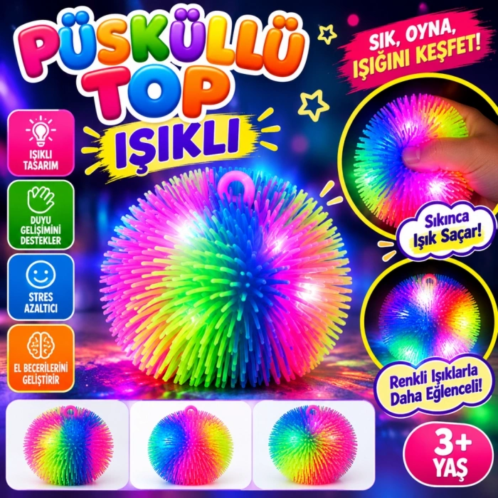6563 PÜSKÜLLÜ TOP IŞIKLI  A62