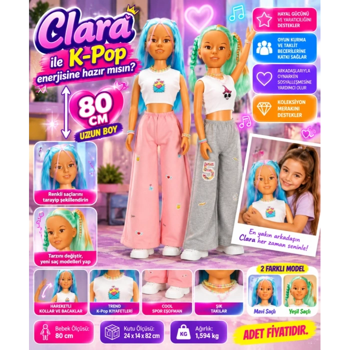 6658 BEBEK COOL SERIES-2 80CM 2A (adet fiyatıdır)