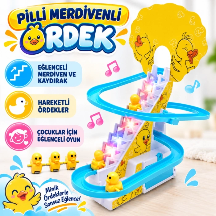 668-10 PİLLİ MERDİVENLİ ÖRDEK -PSF