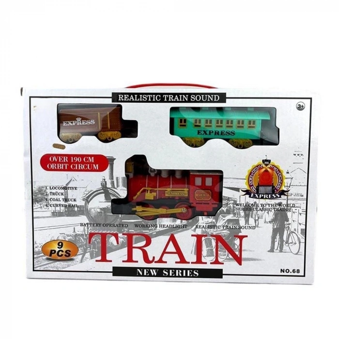 68 PİLLİ TREN SETİ 9 PARÇA