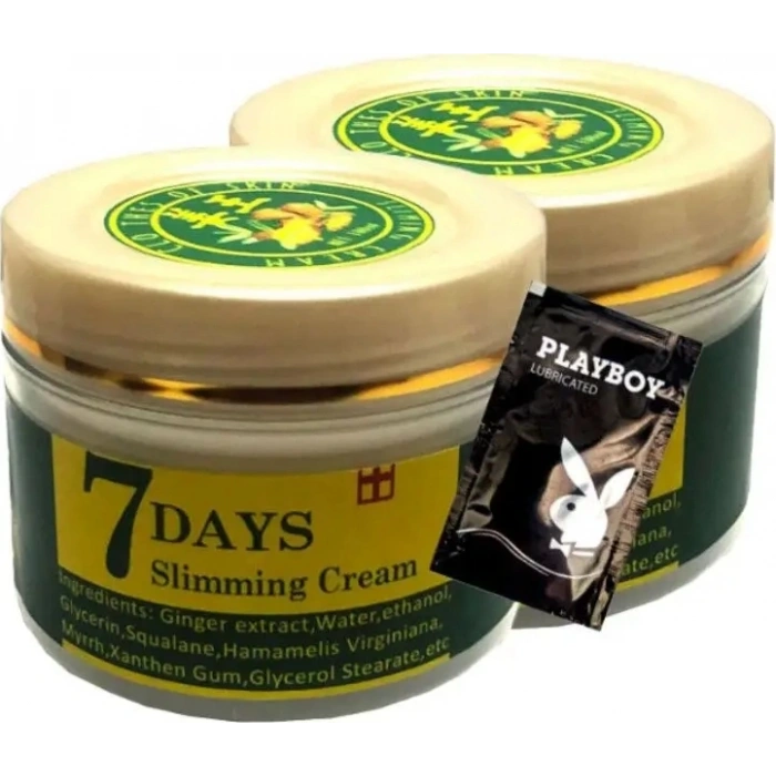 7 Days 2X100 ml Ginger Miracle Slimming Cream +1 Ad Jel ile