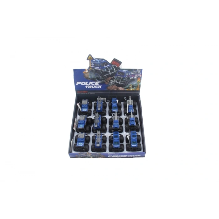 779-69 DUBLE SÜRTMELİ METAL DIECAST POLİS ARABASI (adet fiyatıdır)