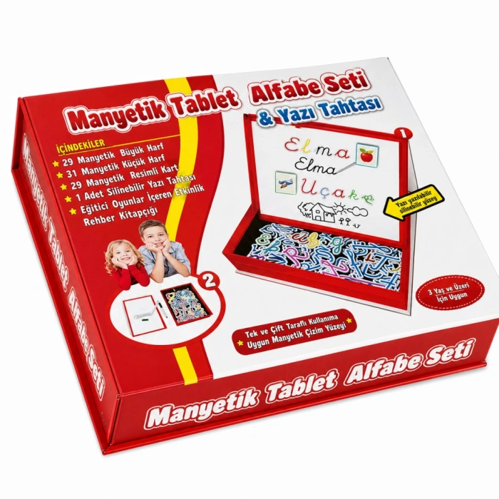 7910 MANYETİK TABLET ALFABE SETİ