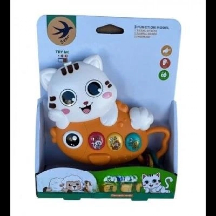 855-202D PİLLİ MÜZİKLİ KEDİ