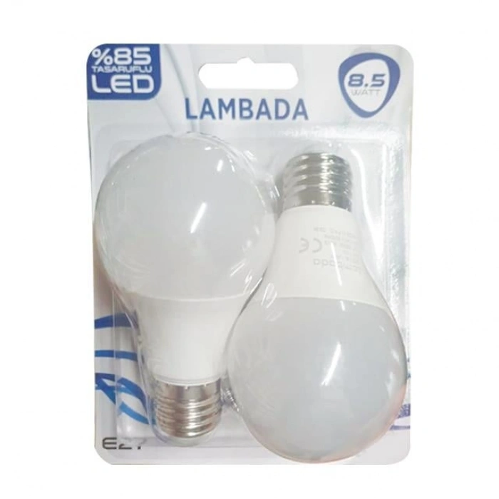 8,5W 2Li Beyaz Led Ampül