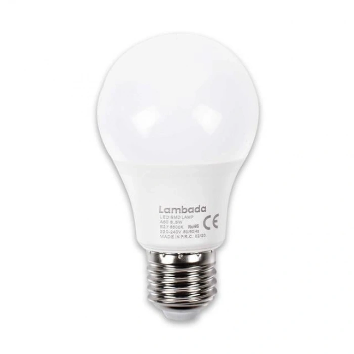 8,5W 3lu Beyaz Led Ampül