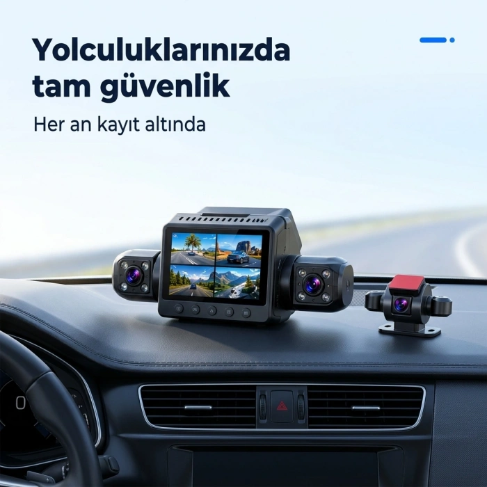 9720 Araç Kamerası ? 4 Kamerali