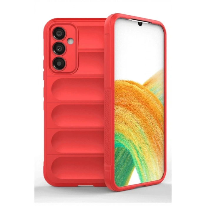 Samsung A36 Kılıf Optimum Silikon - Kırmızı