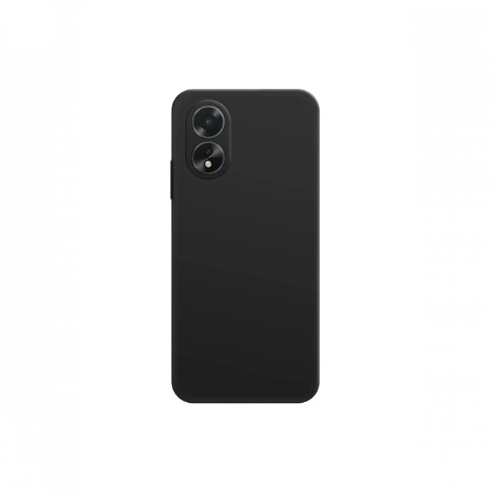 Oppo A38 Kılıf First Silikon - Siyah