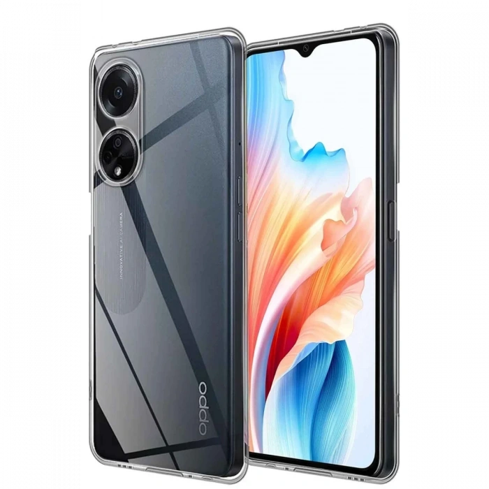 Oppo A38 Kılıf Lüx Şeffaf Silikon
