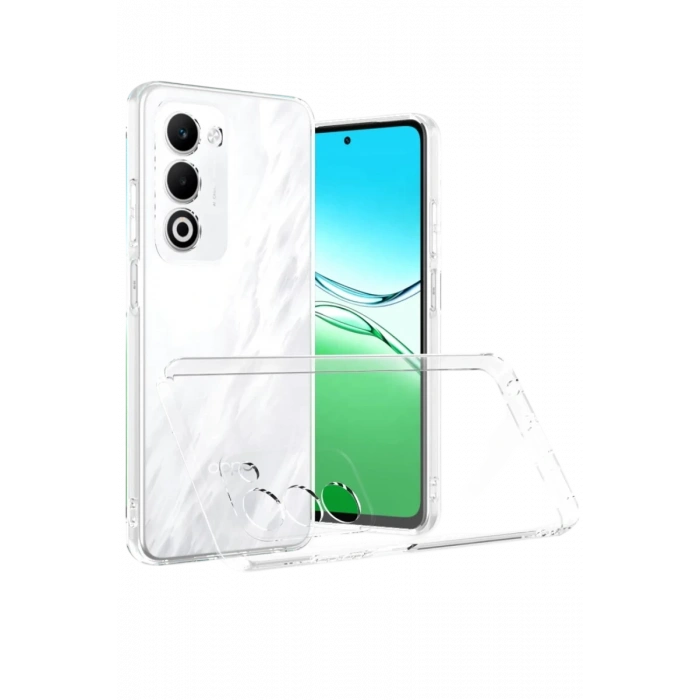 Oppo A5 4G Lüx Şeffaf Silikon - Şeffaf