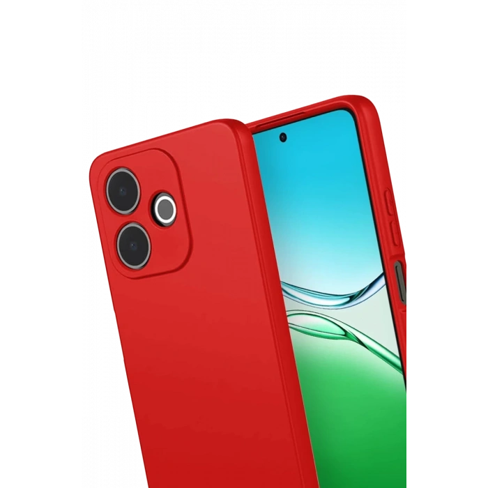 Oppo A5 Pro 4G First Silikon - Kırmızı