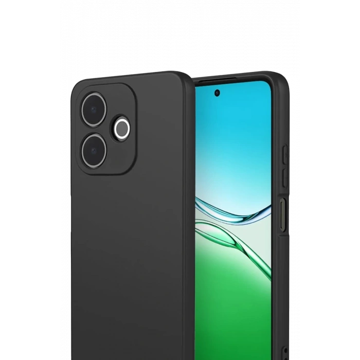 Oppo A5 Pro 4G First Silikon - Siyah