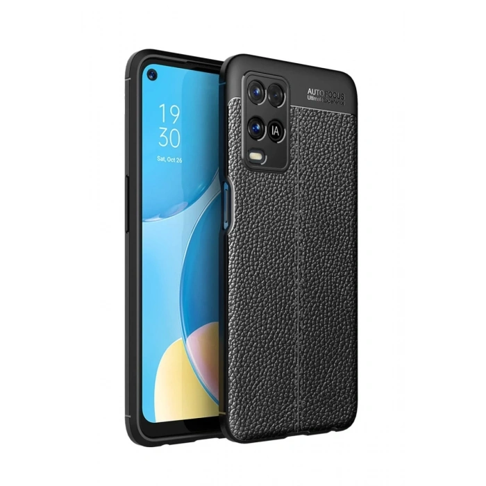 Oppo A54 4G Kılıf Auto Focus Kapak - Siyah
