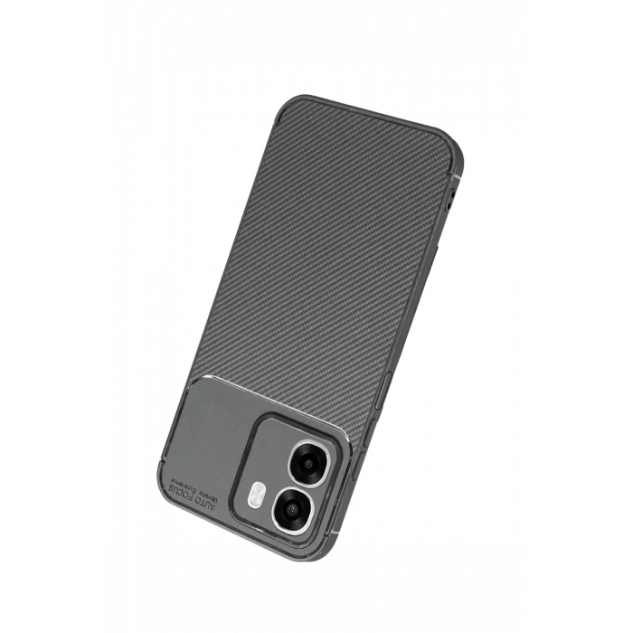 Oppo Oppo A6T 5G Auto Focus Karbon Kapak - Gri