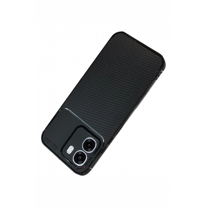Oppo Oppo A6T 5G Auto Focus Karbon Kapak - Siyah