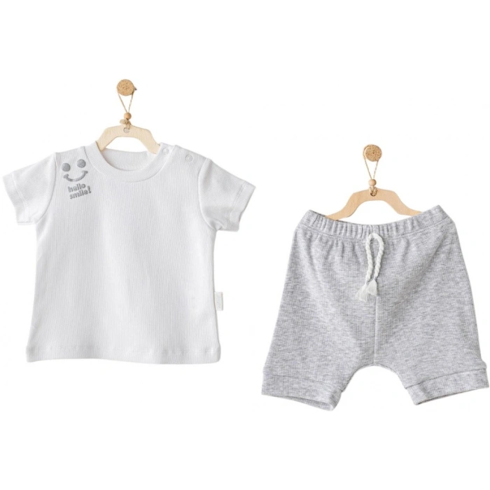 AC25894 2Li Basic Bebe Takım Grey Melange