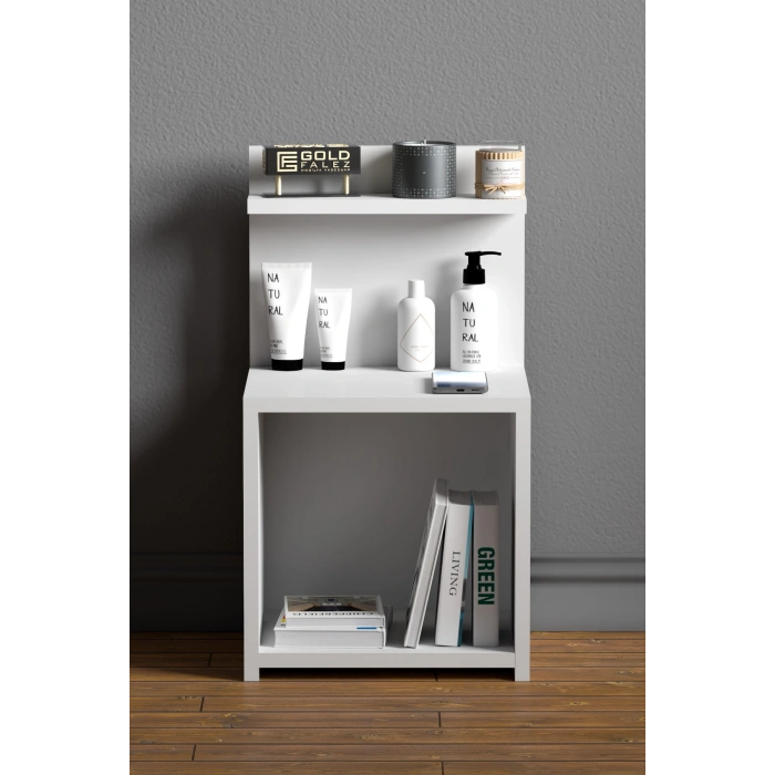 Açık Raflı Komodin Beyaz 63 cm
