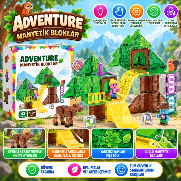 Adventure Bloklar 42 Parça