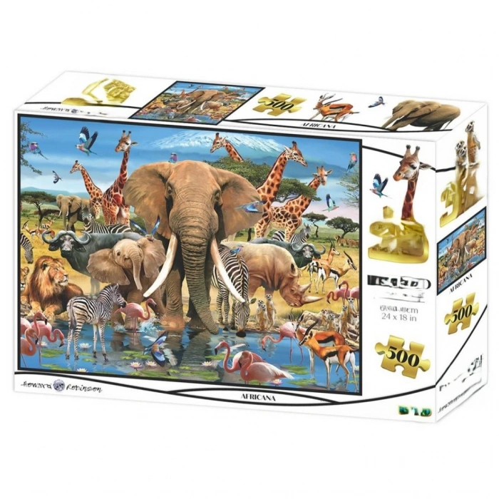 Afrika 500 Parça Yetişkin Puzzle