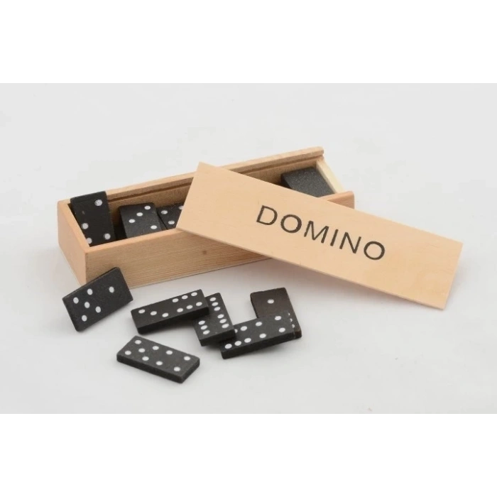 Ahşap Kutulu Domino Alk4019