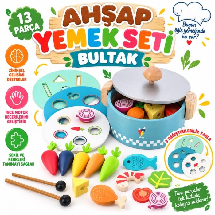 Ahşap Yemek Seti Bultak