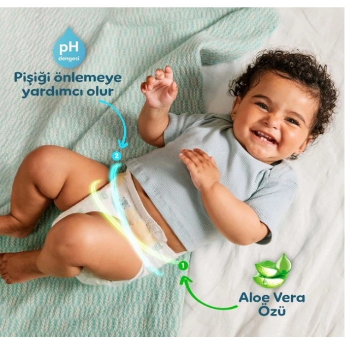 Aktif Bebek Süper Paket Bebek Bezi 3 Beden 58 Adet