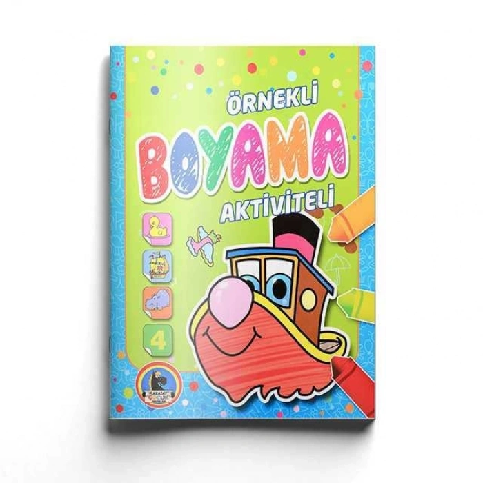 Aktiviteli Örnekli Boyama Kitabı 1 Adet