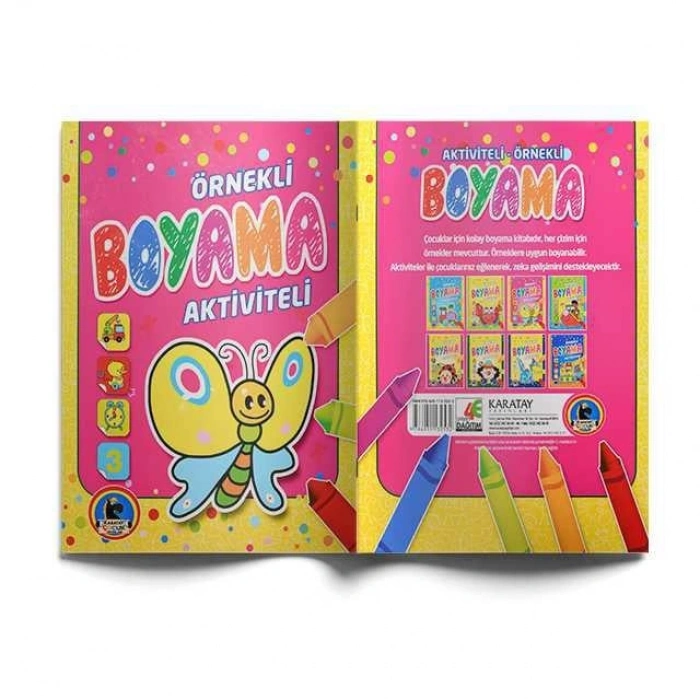 Aktiviteli Örnekli Boyama Kitabı 1 Adet