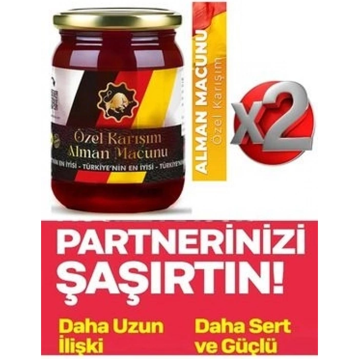 Alman Macunu Erkek Performansa Etkili Özel Karışım 240 gr x 2 Adet