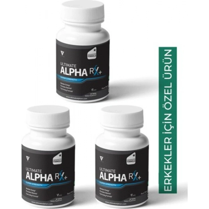 Alpha Rx+ Erkek Performans Takviyesi 30 Lu - 3 Adet