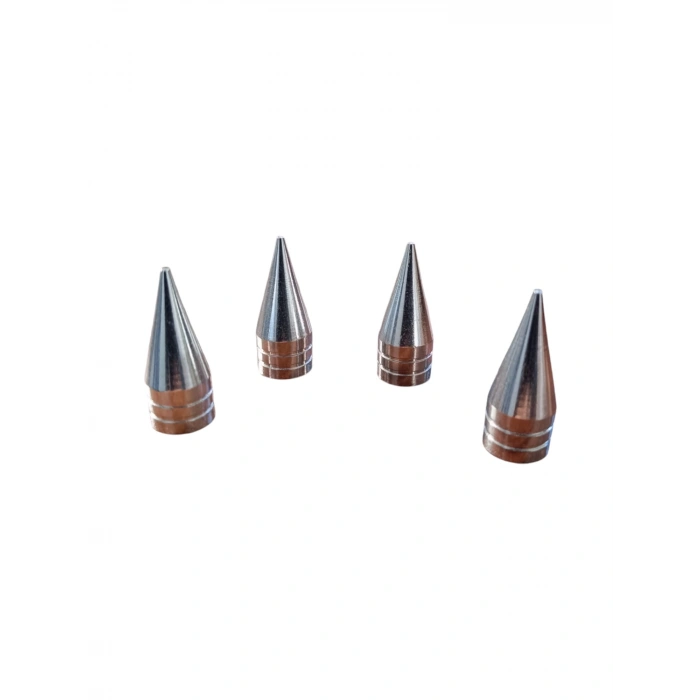 Alüminyum Sivri Sibop Kapağı Krom ı 4lü 32mm