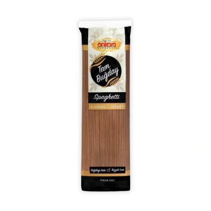 Ankara Tam Buğday Makarna Spagetti 500gr 1 Adet