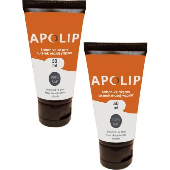 Apolip Hızlı Masaj Bakım Kremi 50ML x 2 Adet