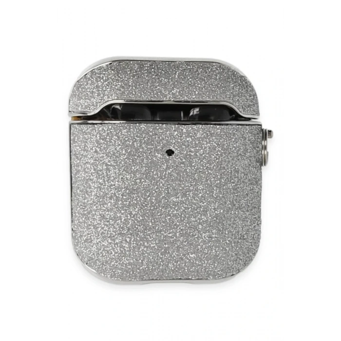Apple Airpods 2 (2.nesil) Spell Simli Kılıf - Gümüş