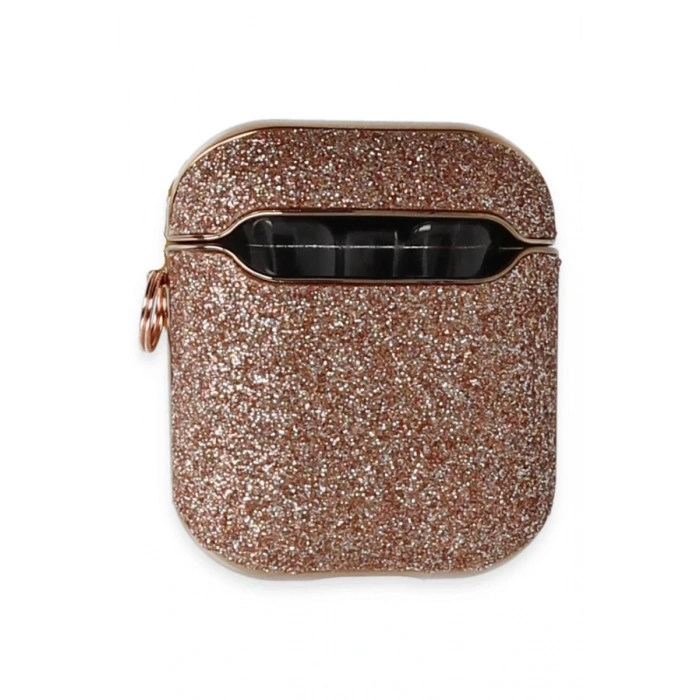 Apple Airpods 2 (2.nesil) Spell Simli Kılıf - Rose Gold
