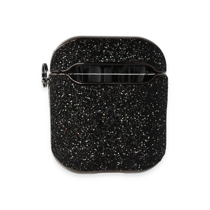 Apple Airpods 2 (2.nesil) Spell Simli Kılıf - Siyah