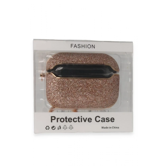 Apple Airpods Pro 2 (2.nesil) Spell Simli Kılıf - Rose Gold