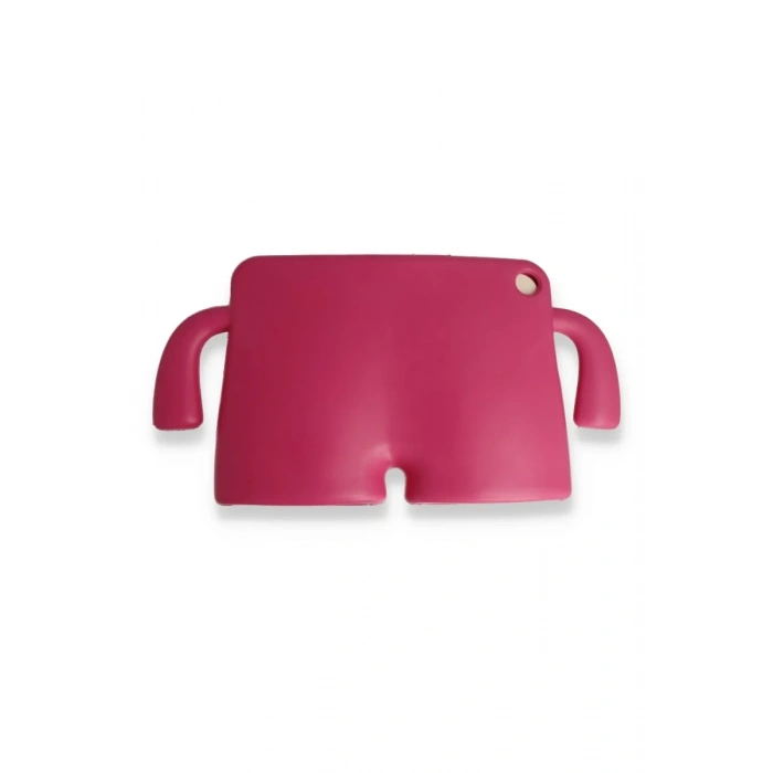Apple iPad 2025 10.9 10.Nesil (A16) Kılıf Karakter Tablet Silikon - Pembe