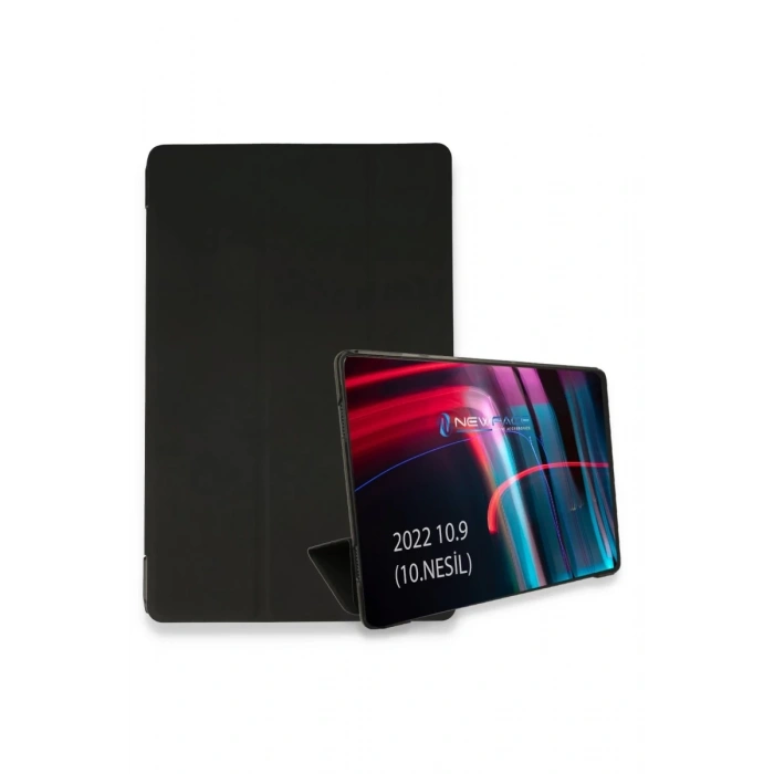 Apple iPad 2025 10.9 10.Nesil (A16) Kılıf Tablet Smart Kılıf - Siyah