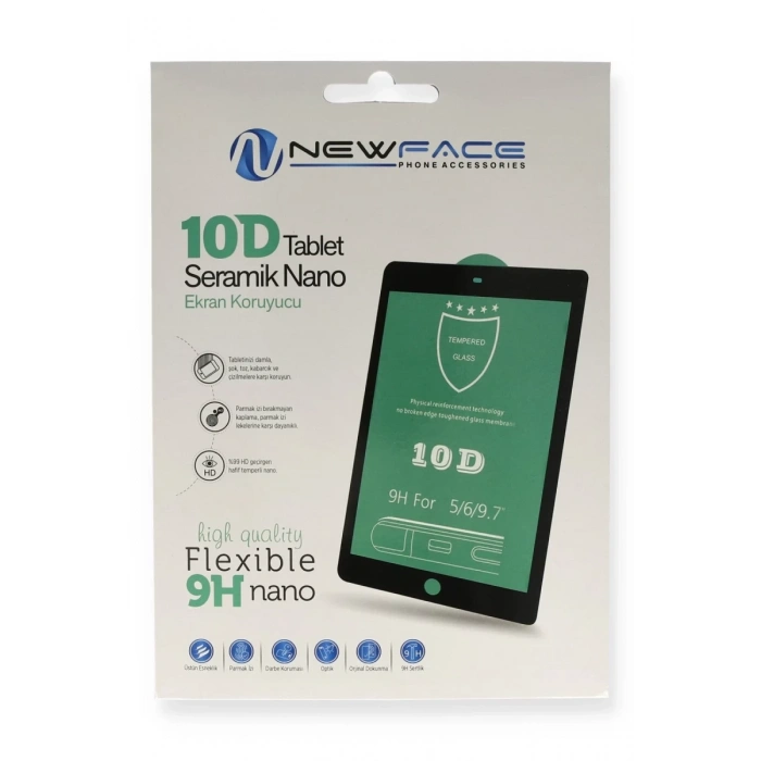 Apple iPad 4 9.7 Tablet 10D Seramik Nano