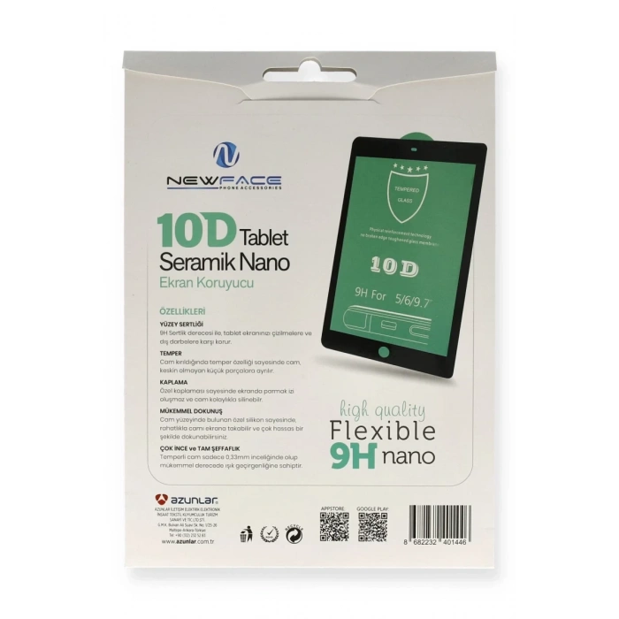 Apple iPad 4 9.7 Tablet 10D Seramik Nano