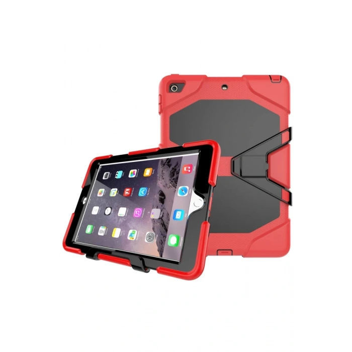 Apple iPad 5 Air 9.7 Kılıf Griffin Tablet Kapak - Kırmızı