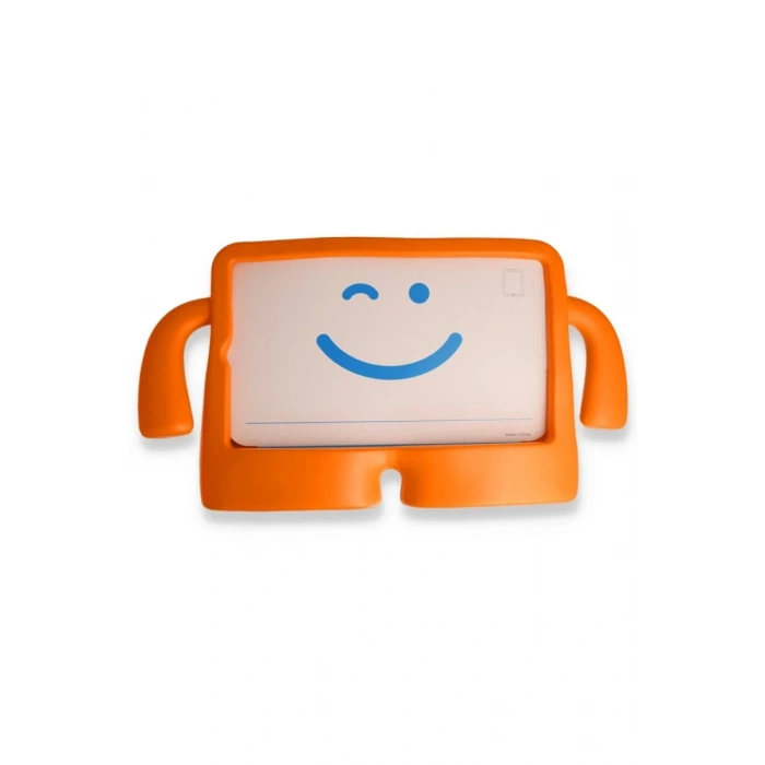 Apple iPad Mini 5 Kılıf Karakter Tablet Silikon - Turuncu
