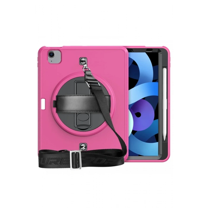 Apple iPad Pro 11 (2020) Kılıf Strap-C Otterbox Tablet Kapak - Pembe