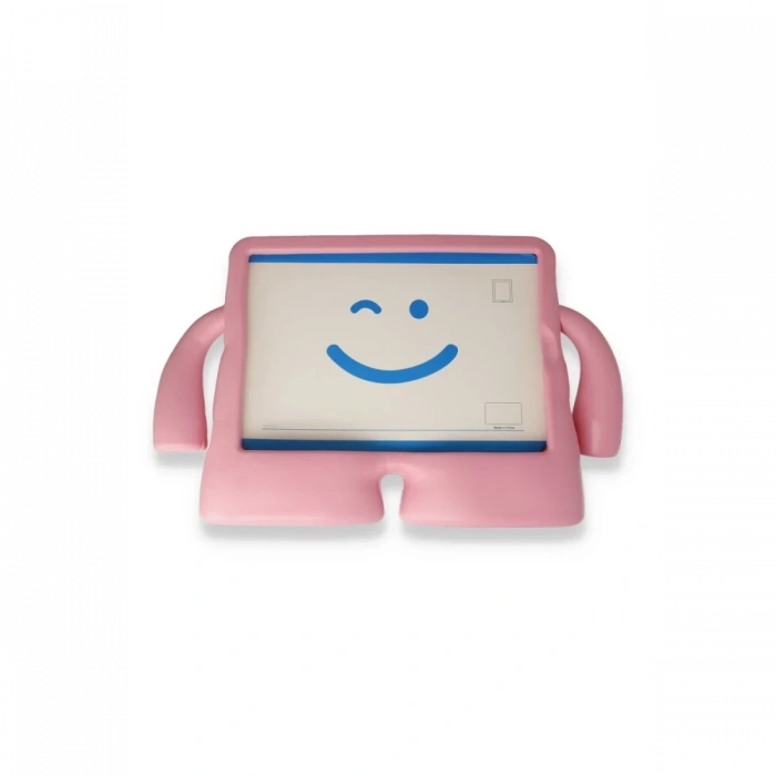 Apple iPad Pro 11 (2021) Kılıf Karakter Tablet Silikon - Açık Pembe